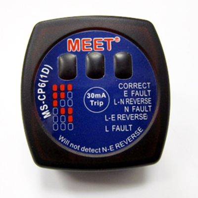 Socket Tester with RCD Trip Test