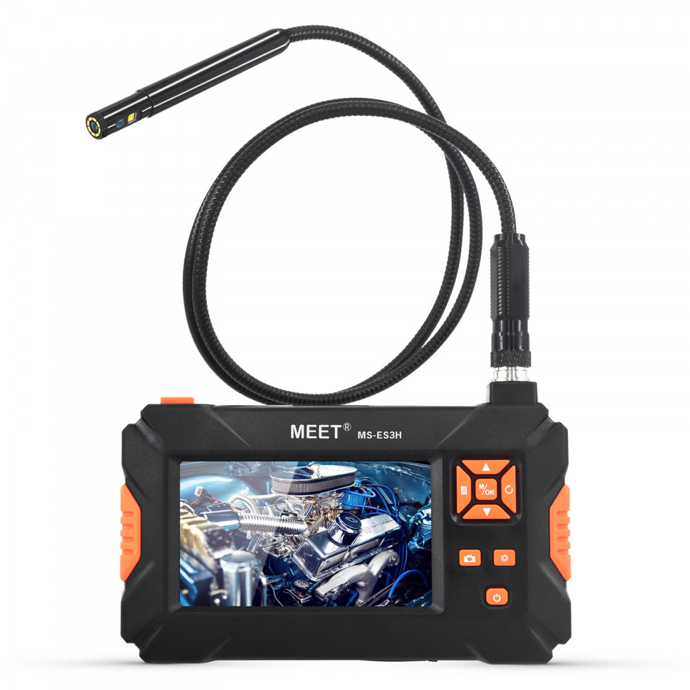 360˚ Dual Camera Endoscope + 1 Meter Hard Gooseneck