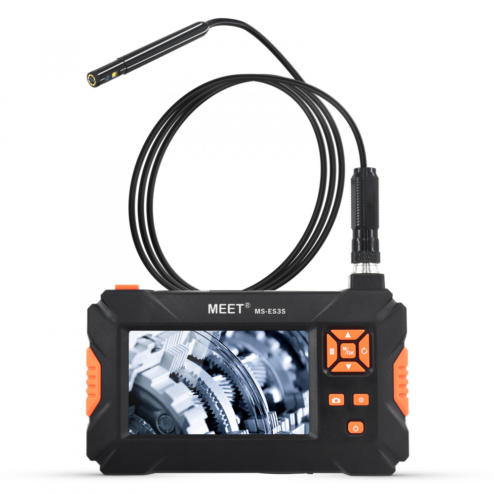 360˚ Dual Camera Endoscope + 10 Meter Soft Gooseneck