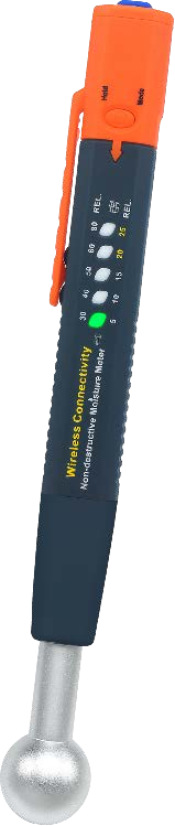 Wireless Connectivity Compatible Pen Size Moisture Meter - Spherical Non-destructive Type