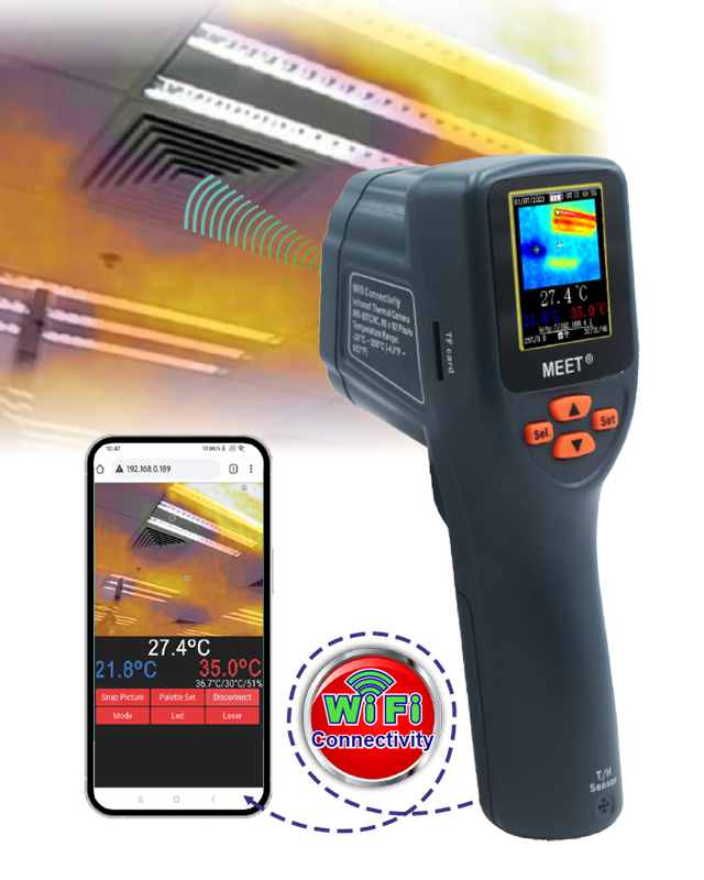 Multifunction Thermal Camera with WiFi Connectivity