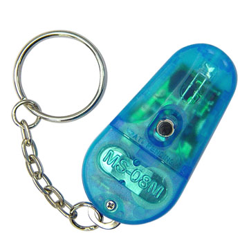 Clever Detector with Key Chain and Super bright Flashlight/Torch