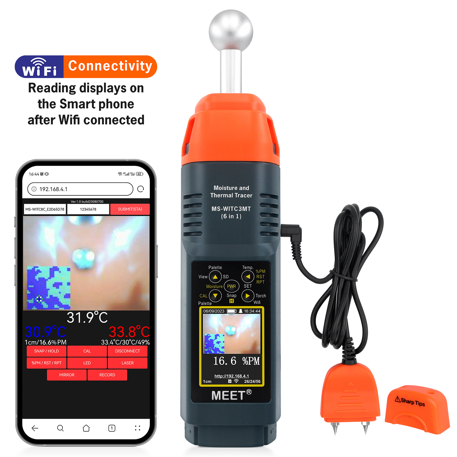 Sell Moisture and Thermal Tracer (Dual Moisture Sensor), MS-WITC3MT