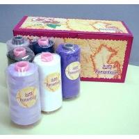 Sell 100% spun polyester sewing threads.