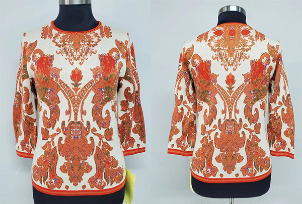 Ladies Viscose Cotton Blend Pullover