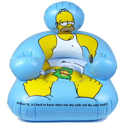 Sell Homer Simpson Inflatable Chair.