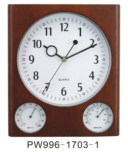 WOODEN WALL CLOCK / ALARM CLOCK