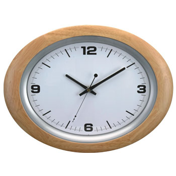 WOODEN WALL CLOCK / ALARM CLOCK