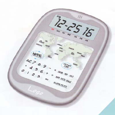 Sell See-Through World Time Clock w/Calculator