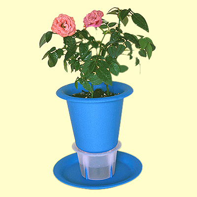Self-watering flower-pot