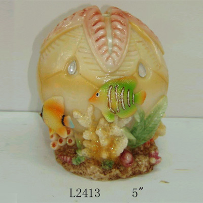 5 inches Sea Shell Dish Lamp
