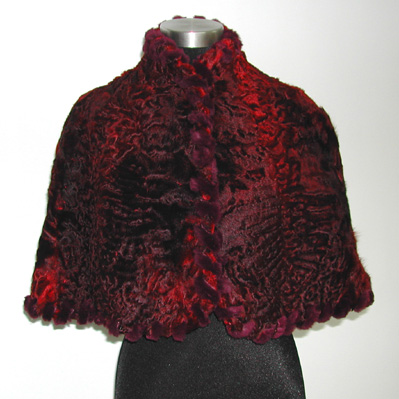 Persian Lamb with Rabbit Trimming Scarf