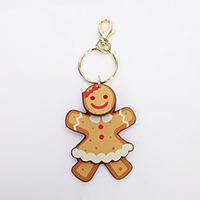 Gingerbread Man Keyfob