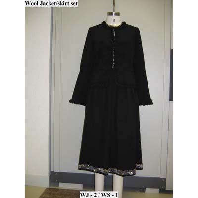 Wool Jacket/Skirt Set