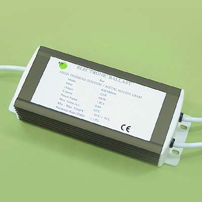 Electronic Ballast for High Pressure Sodium/Metal Halide Lamp,1 X 400 Watts