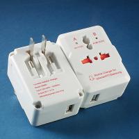 Traveller adaptor with USB charger