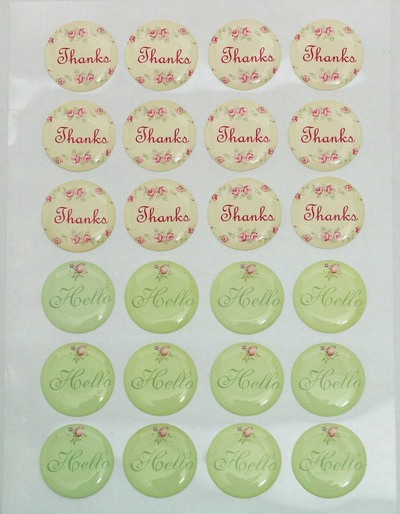 Doming Sheet - 25mm [ For Key Ring & Pin Badge ]