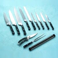 FULL RANGE FORGED KNIVES AVAILABLE IN POM & BAKELITE HANDLE, TAPER GRINDED