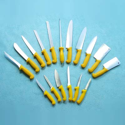 FULL RANGE ABS INJECTION MOULDED HANDLE KNIVES, TAPER GRINDED