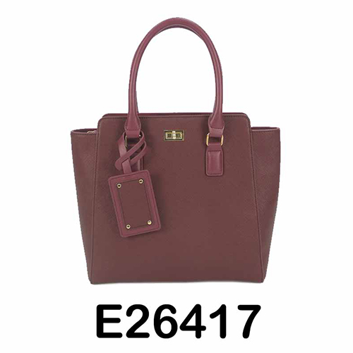 Brown PU Ladies Handbag