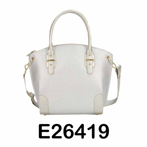 Silver PU Ladies Handbag