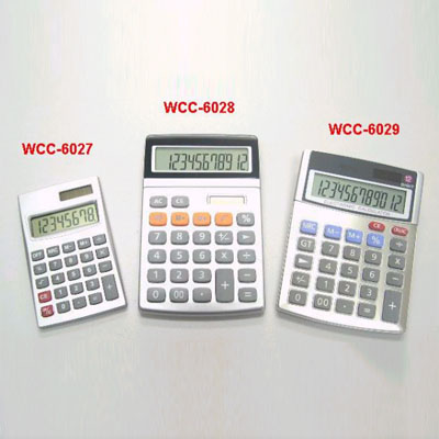 Handheld Calculator (WCC-6027),Desktop Calculator (WCC-6028, WCC-6029)