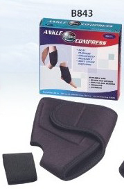 Cooling Ankle Compress with One Elastic Strap