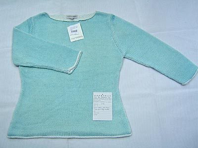 Ladies' Knitted Pullover with Long Sleeves, Round Neck