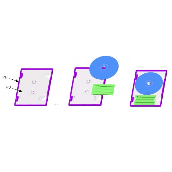 Double injection tray