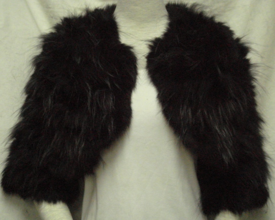 Knitted Raccoon Fur Jacket