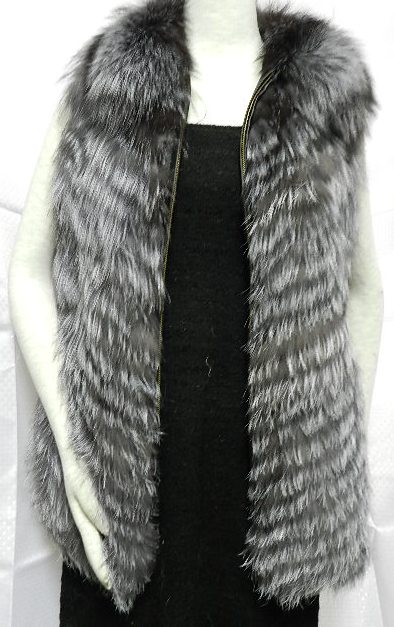 Sell Silver Blue Fox Fur Vest