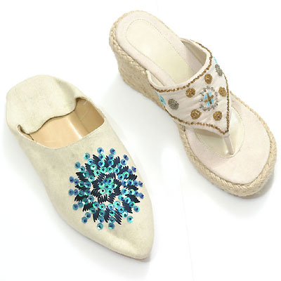 Computer Embroidery & Beading Shoes