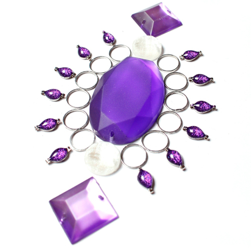 Antique Acrylic Stones, Epoxy Beads, Metal Sequins & Resin Stones