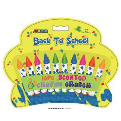 Sell 10 pcs scented crayon eraser
