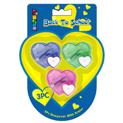 Sell 3 PCS SHARPENER WITH ERASER