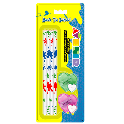 Sell 4 PCS HB PENCIL AND 2 PCS SHARPENER WITH ERASER