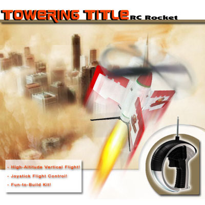 FEI MA TOWERING TITLE RC ROCKET 49MHz
