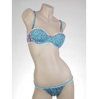 Ladies' Woven Printing Padded Bra & Brief