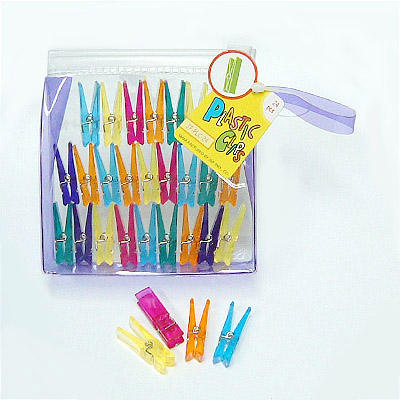 24Pcs Plastic Clips