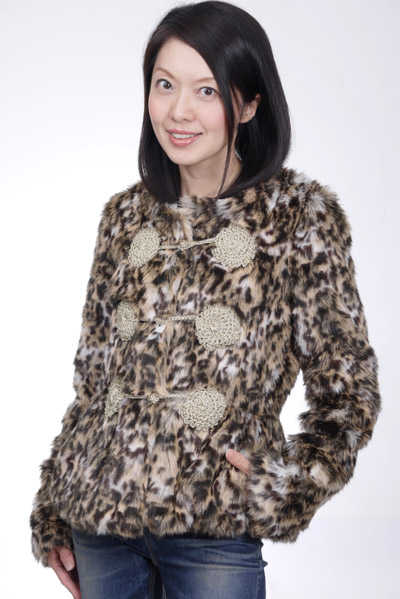 Imitation Fur Emboridery Jacket