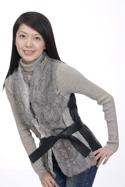 Patchwork Fur Leather Vest