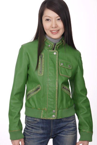 Lacer Cut Leather Jacket