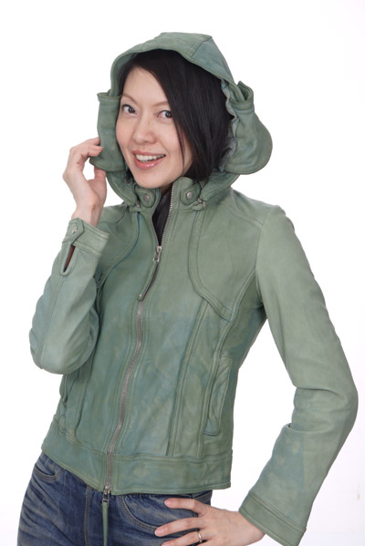 Smart Cap Leather Jacket