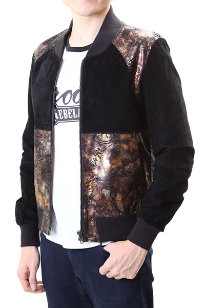 Suede Patchwork Jacket