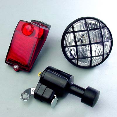Bicycle Dynamo Lighting Set