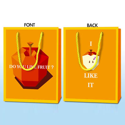 In house design paper bag