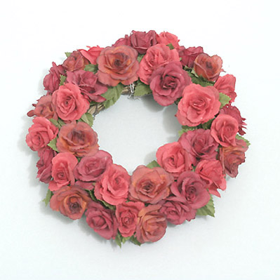 8 inches MOUNTAIN ROSE WREATH