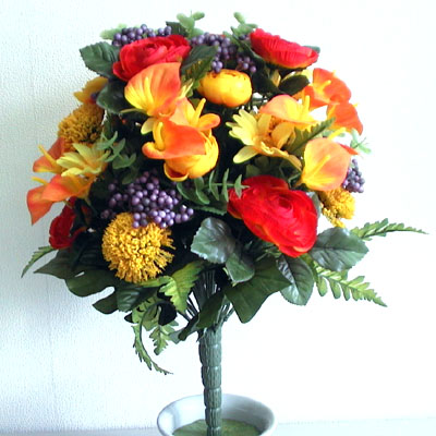 RANUCULUS/GERBARA MIXED BUSH X36.