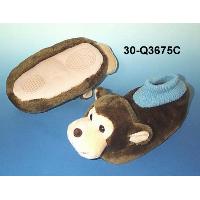 Animal monkey slippers, 30-Q3675C