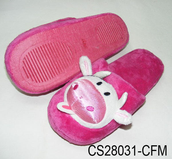 Animal cow slippers